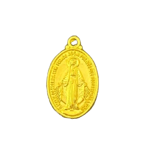 MIRACULOUS MEDAL GOLD 2 CM