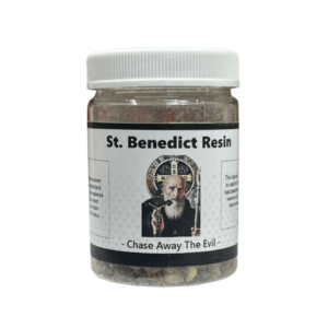 Saint Benedict resin