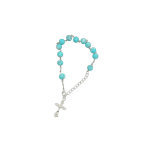 Turquoise Bead Car Rosary