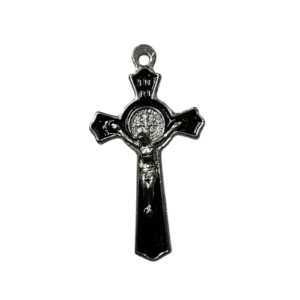 5 X 2.5 CM Black St. Benedict Crucifix Pendant