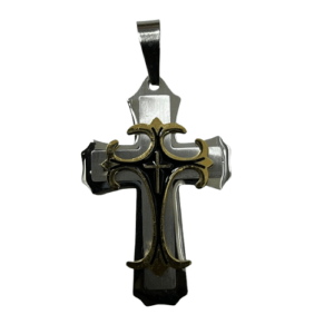 7 X 3.6 CM Vikings Crucifix Design Pendant